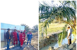 Kolaborasi Antara Pertamina EP Rantau Field dan Masyarakat Desa Paya Meta Hal Normalisasi Saluran Irigasi Sawah