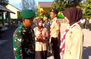 Persami KKRI, Di SMA Negeri 2 Kejuruan Muda Resmi Di Buka Oleh Kodim 0117/Aceh Tamiang.