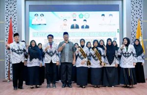 Pelantikan Bunda dan Dewan Pakar PGRI, Dorong Penguatan Pendidikan Pascabencana Di Hadiri Oleh Bupati
