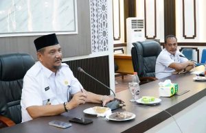 Rapat Percepatan Penginputan Data Kabupaten Layak Anak Di Pimpin Bupati.