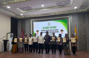 Kunjungan Kerja Menteri ATR/BPN Dalam Rangka Penyerahan Sertifikat Pengganti & Tinjau Progres Huntap Di Hadiri Oleh Kapolres
