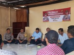 Perkuat Sinergitas, Polsek Bandar Baru Bersama Geuchik dan Tuha Peut Melalui Sosialisasi Harkamtibmas