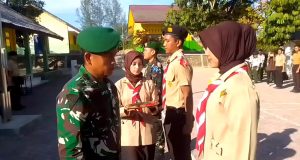 Persami KKRI, Di SMA Negeri 2 Kejuruan Muda Resmi Di Buka Oleh Kodim 0117/Aceh Tamiang.