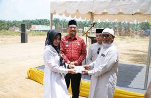 Bupati Armia Lanjutkan Pembangunan sebagai Icon Keagamaan di Aceh Tamiang