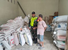 Serda Oki Sandra Sambangi Gudang Padi wilayah Binaannya