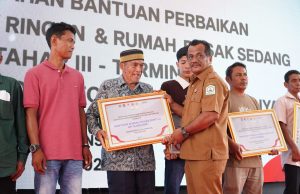 Bantuan Stimulan Perbaikan Rumah Tahap III Aceh Tamiang Terima 22.250 KK