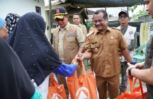 Wakil Bupati, Dandim 0117/Aceh Tamiang , Camat Serta Kepala BNPB Tinjau Huntap In Situ