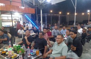 Nobar Piala Dunia Sekaligus Silaturahmi Dan Komsos Bersama Masyarakat Yang Diadakan Kodim 0117/Aceh Tamiang