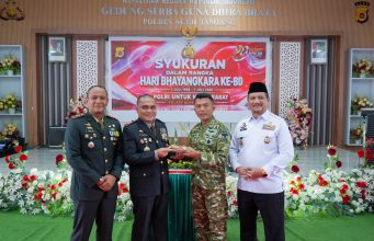 Memperingati Hari Bhayangkara Ke-80 Polres Aceh Tamiang Gelar Syukuran