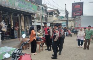 Di Tengah Masyarakat, Sat Samapta Polres Aceh Tamiang Hadirkan Rasa Aman