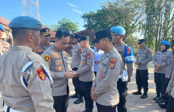Kasi Propam Dampingi Kapolres Pimpin Gaktibplin untuk Perkuat Disiplin Personel dan Cegah Judi Online