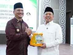 Kunjungan Kerja Menteri ATR RI Disambut Oleh Bupati Aceh Tamiang