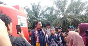 Pengamanan Dilakukan Personel Pospol Babo Dalam Peresmian Program Bantuan Pasca Bencana Oleh Anies Baswedan Di Aceh Tamiang
