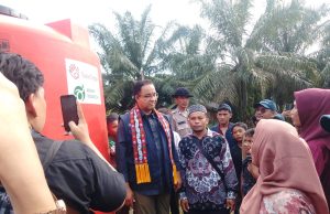 Pengamanan Dilakukan Personel Pospol Babo Dalam Peresmian Program Bantuan Pasca Bencana Oleh Anies Baswedan Di Aceh Tamiang