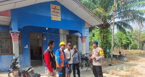 Bhabinkamtibmas Polsek Seruway Ajak Warga Jaga Situasi Kamtibmas Tetap Kondusif