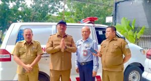 Pemkab Aceh Tamiang Terima Bantuan Ambulans dari DPN Korpri
