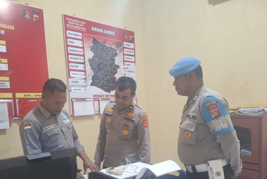 Wakapolres Pidie jaya Turun Langsung Ke Polsek Audit Kinerja Polsek