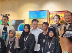 Bupati Armia ; Seni Lukis Sebagai Sarana Pemulihan Psikologis (trauma healing) Bagi Anak-anak Korban Bencana Alam.