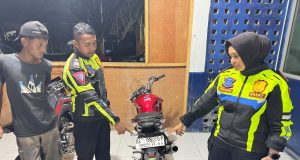 Pelanggaran Knalpot Brong, 10 Sepeda Motor Ditertibkan Satlantas Polres Pidie Jaya .